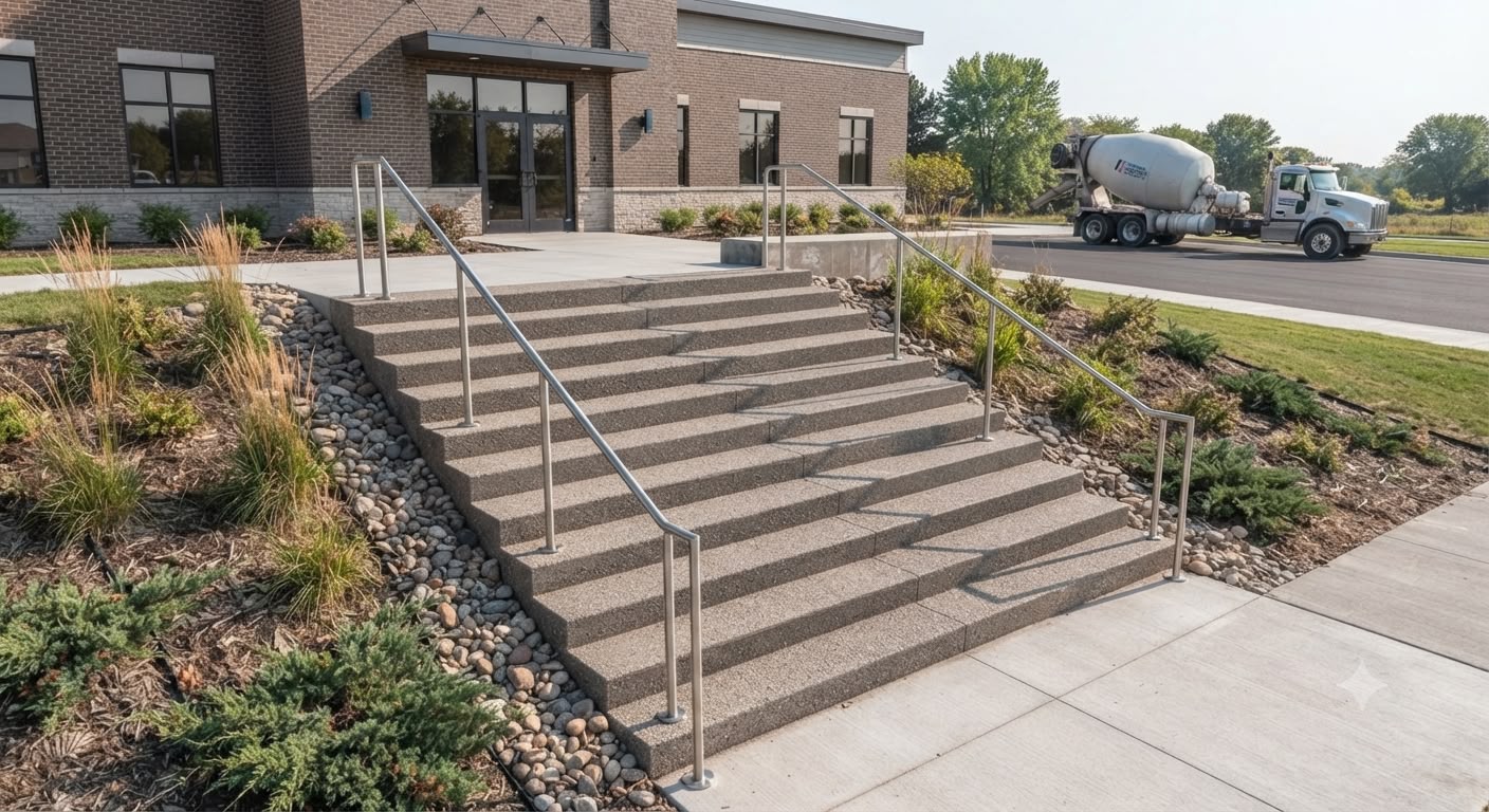 Concrete steps and access path